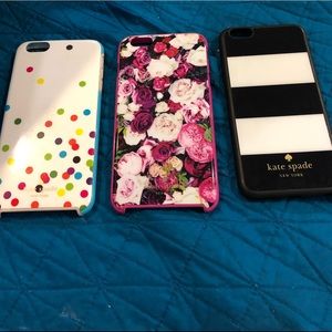 4 Kate Spade IPhone 6 Plus cases & 3 other cases